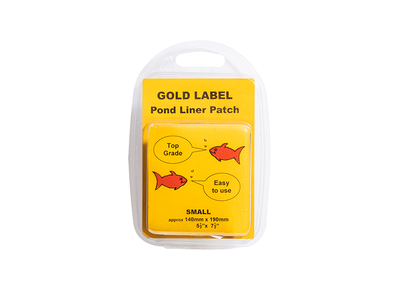 Gold Label Pond Liner Butyl Rubber Repair Patch Small 140mm x 190mm 